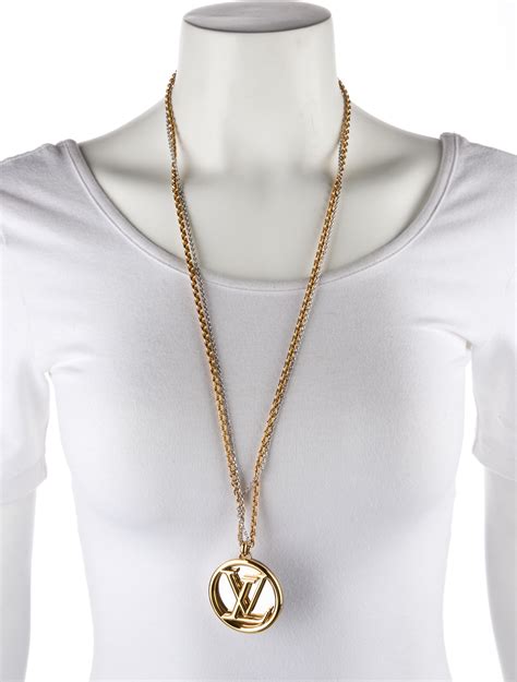 louis vuitton chain necklace lock gold|Louis Vuitton lv necklace gold.